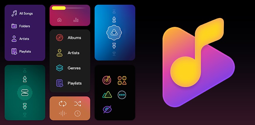 Dais Dark – Poweramp Skin