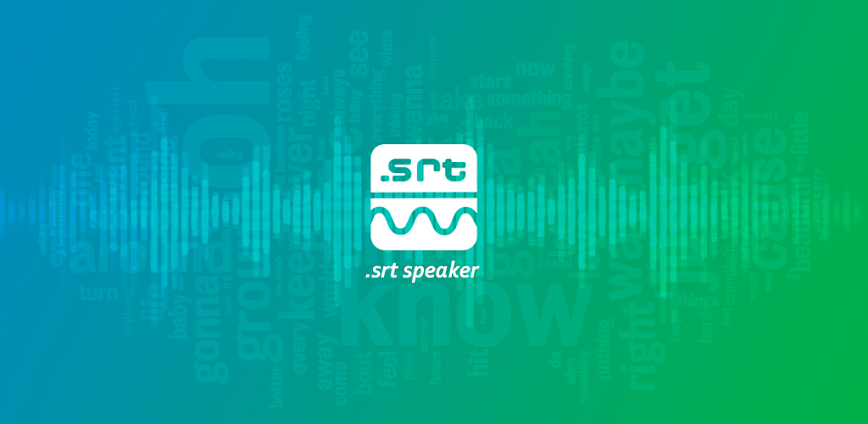SRT Speaker subtitles to audio