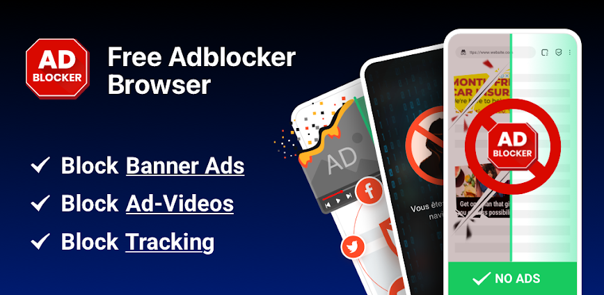 FAB AdBlock Browser:Private